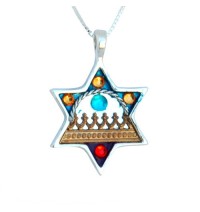 Star of David Necklace Against Evil Eye